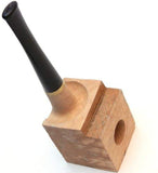 Tobacco Pipe Briar Wood Block - Pre Drilled