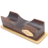 Luxurious Cigar Stand - African Wenge Wood & Copper - Solid One Piece Design