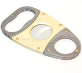 Mrs. Brog Stainless Steel/Gold Plating 3 Finger Cigar Cutter