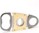 Mrs. Brog Stainless Steel/Gold Plating 3 Finger Cigar Cutter