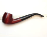 Beech Wood Tobacco Pipe - Model 54 Café Mahogany - Hand Made