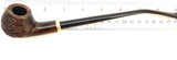 Tobacco Smoke Pipe - Churchwarden No 14 from The Root of Pear Wood - Briar Equivalent - Hand Made