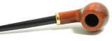 Tobacco Smoke Pipe - Churchwarden No 14 from The Root of Pear Wood - Briar Equivalent - Hand Made