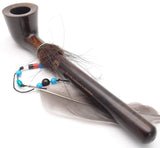 Lakota Indian Peace Pear Wood Tobacco Pipe