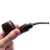 Mr. Brog Handmade Tobbaco Smoking Pipe - Model No. 63 Zurek Walnut - Pear Wood Roots