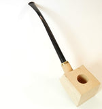 Tobacco Pipe Briar Wood Block - Pre Drilled