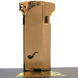 Mr. Brog Dual Tobacco & Cigar Pipe Lighter - 90 Angle Soft Flame for Tobacco Pipe & Straight Torch Flame for Cigar