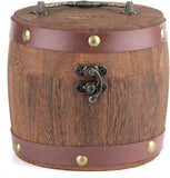 Mr. Brog Wooden Barrel Tobacco Humidor