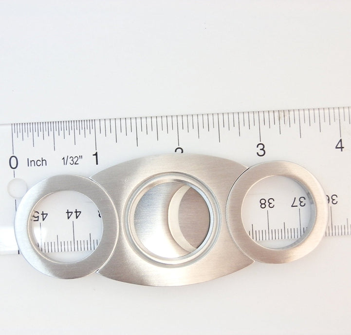 Dual Blade Cigar Cutter - Stainless Steel