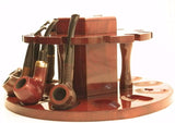 Tobacco Pipe Rack - 12 Pipes - With Middle Storage for Pipe Tobacco