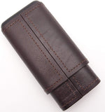 Spanish Leather Cedar Cigar Cases - Authentic Full Grade Buffalo Hide Leather