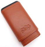 Spanish Leather Cedar Cigar Cases - Authentic Full Grade Buffalo Hide Leather