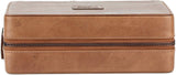 Leather Cigar Humidor Case Cedar Wood Box - Atmosphere Leather - [Brown]