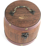 Mr. Brog Wooden Barrel Tobacco Humidor