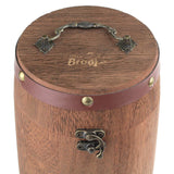 Mrs. Brog Wooden Barrel Cigar and Pipe Tobacco Humidor