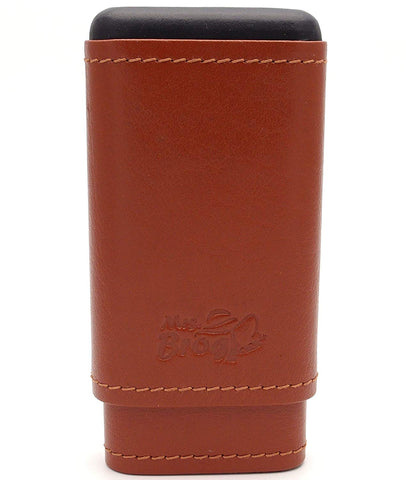 Spanish Leather Cedar Cigar Cases - Authentic Full Grade Buffalo Hide Leather